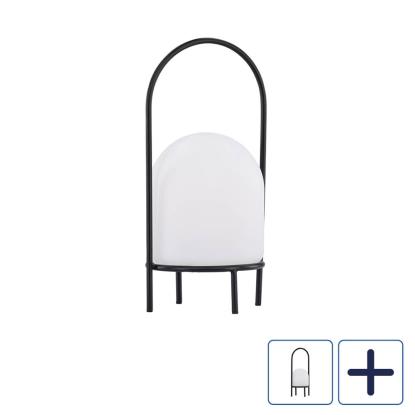Venture Design Colie bordlampe, sort/hvid