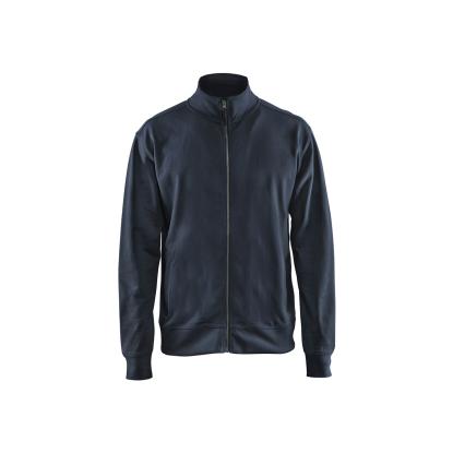 Blåkläder 3371 sweatshirt full zip, mørk marineblå
