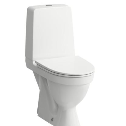 LAUFEN Kompas rimless toilet med skjult S-lås, hvid