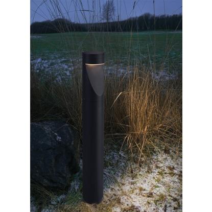 Norlys Oppland LED pullert,IP65, grafit