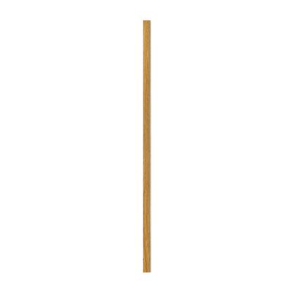 I-Wood afslutningsliste til 4-lamel akustikpanel, brun olieret, beige filt og lys kerne, egefiner, 16 x 67 mm