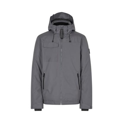 ID 0842 Hooded vinterjakke, silver grey