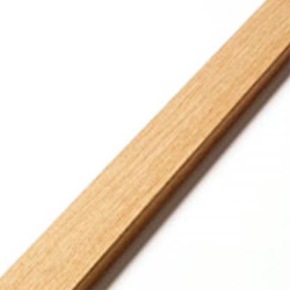 Swedoor glat gerigtsæt til enkeltdør, fineret eg - 19 x 65 x 2200 mm