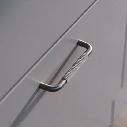 Beslag Design Helix Stripe greb, 160 mm, rustfrit stål look