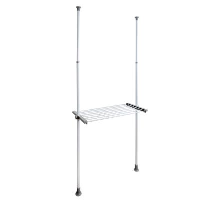 WENKO Hercules justerbar hylde,  73-120 x 4 x 42,5 cm, hvid