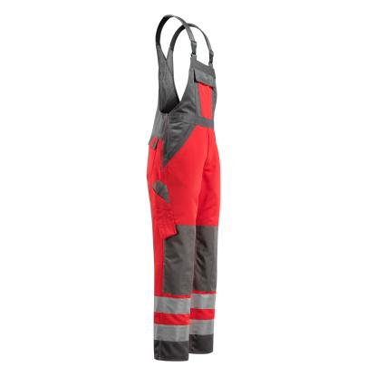 MASCOT SAFE LIGHT Gosford overall med knælommer, hi-vis rød/mørk antracit