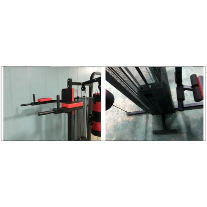 Viking Sports multigym med 68 kg vægte og boksesæk, 185 x 230 x 214 cm