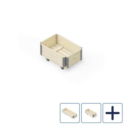 Upyard HerbsBox krydderurtehøjbed, natur