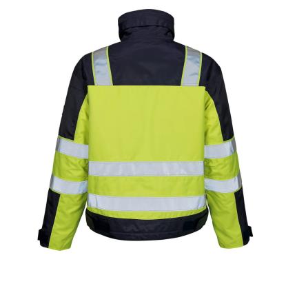 MASCOT SAFE IMAGE Genova vinterjakke, hi-vis gul/marine