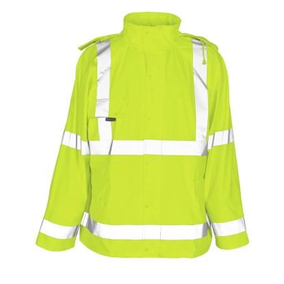 MASCOT SAFE AQUA Feldbach regnjakke, hi-vis gul