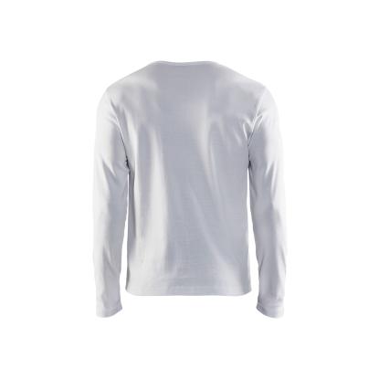 Blåkläder 3314 t-shirt lang ærme, hvid