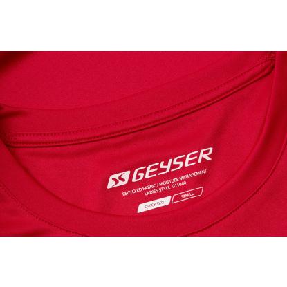 GEYSER G11040 T-shirt, essential, dame, rød