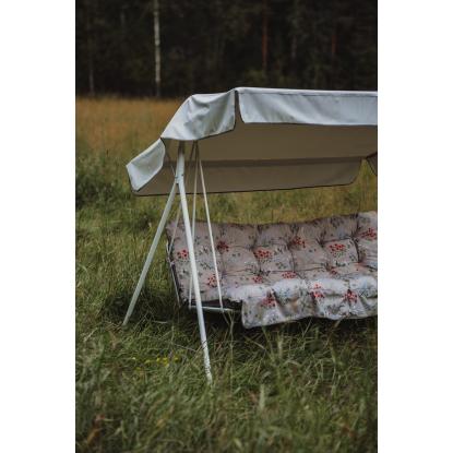 Varax Riviera 3 personers hængesofa, beige-blomstret