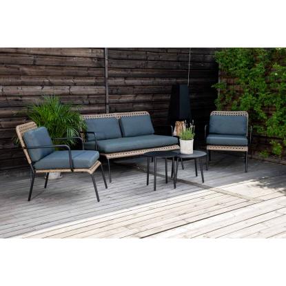 Venture Design Paola sofasæt, sort/natur