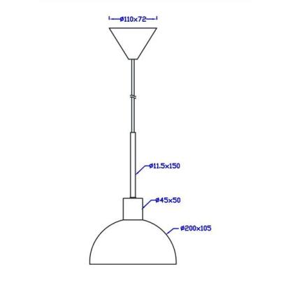 Herstal Vienda pendel, Ø20 cm, E14, dæmpbar, messing/opal