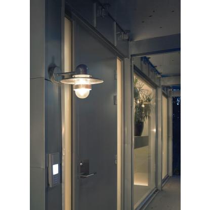 Norlys Bergen væglampe, E27, IP55, galvaniseret