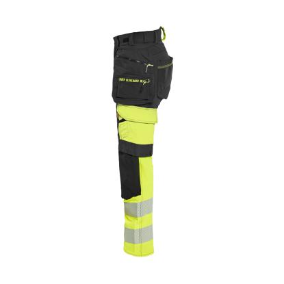 Blåkläder 7025 dame high vis buks 4-vejs stretch, sort/hi-vis gul