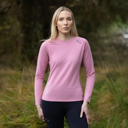 DLX KATHERINE Quickdry bluse, antibakteriel, dame, pink