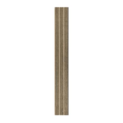 I-Wood Basic 3-lamel akustikpanel, sort olieret, beige filt og sort kerne, egefiner, 17 x 300 mm 
