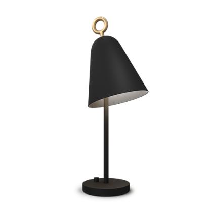 Herstal Bella bordlampe, Ø20 cm, E14, mat sort