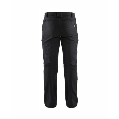 Blåkläder 1477 service buks softshell, sort