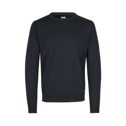 Seven Seas S650 The knit pullover med rund hals, navy