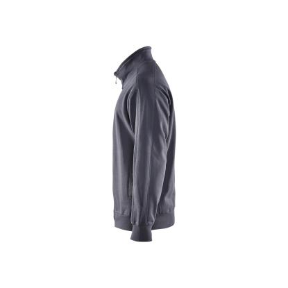 Blåkläder 3349 sweatshirt full zip, grå
