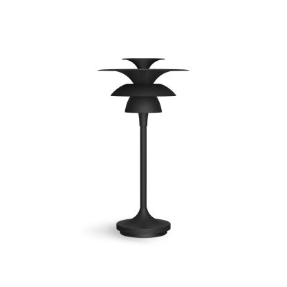 Belid Picasso bordlampe, Ø18 cm, H34,8 cm, G4, mat sort