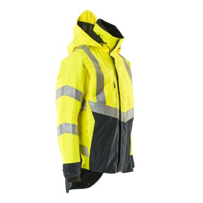 MASCOT SAFE SUPREME Harlow skaljakke, hi-vis gul/mørk marine