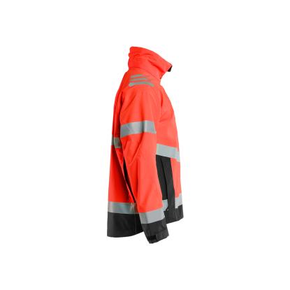 Blåkläder 4760 high vis skaljakke, hi-vis rød/sort