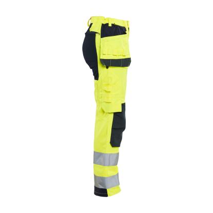 Blåkläder 7145 dame multinorm buks med stretch inherent, hi-vis gul/marineblå