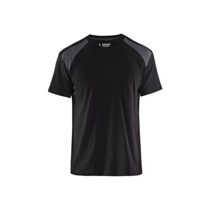 Blåkläder 3379 t-shirt, sort/mellemgrå