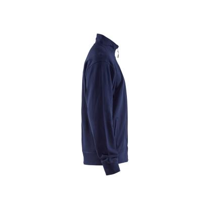 Blåkläder 3371 sweatshirt full zip, marineblå
