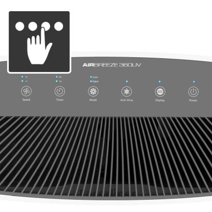 Laserliner Airbreeze 360UV luftrenser, op til 80 m²