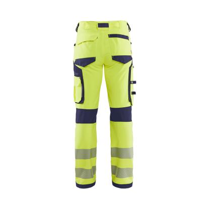 Blåkläder 1197 high vis buks 4-vejs stretch, hi-vis gul/marineblå
