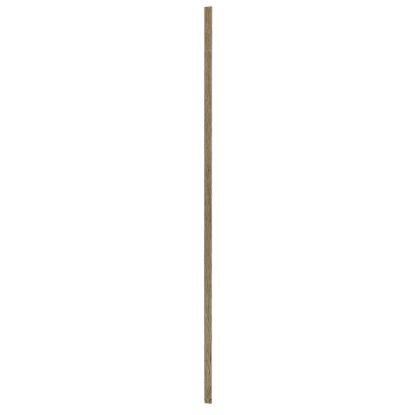 I-Wood UniPanel afslutningsliste, sort olieret, lys kerne, egefiner, 16 x 55 x 2780 mm