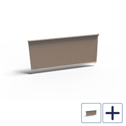 Platinum Sun & Shade Coolfit udendørs rullegardin til pergola, sandfarvet, 240 cm