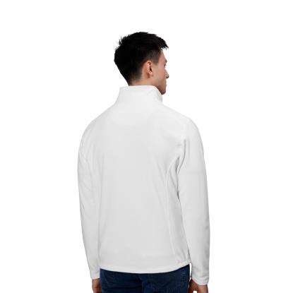 ID 0803 cardigan, mikrofleece, hvid