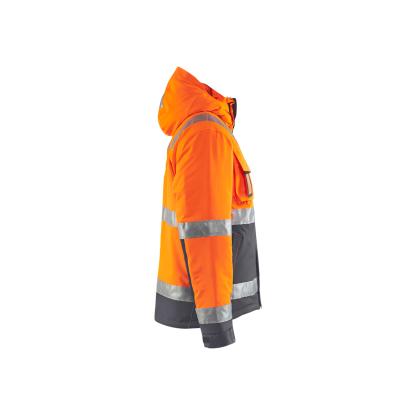 Blåkläder 4870 high vis vinterjakke, hi-vis orange/mellemgrå