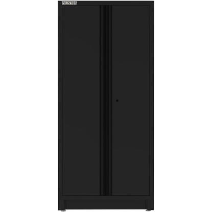 Feistos DUO Blackline værkstedsskab med dobbeltdør, stål, sort, 200 x 92 x 61 cm