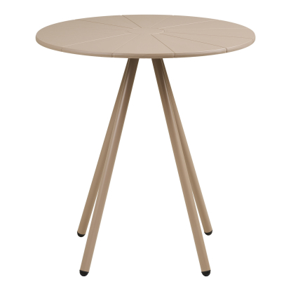 Barletta cafébord, taupe, Ø70 cm