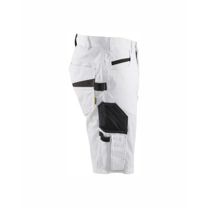 Blåkläder 1094 shorts med stretch, hvid/mørk grå