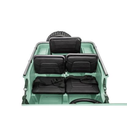 Azeno explorer 4 x 4 militær med 3 sæder, 4 x 24V, grøn
