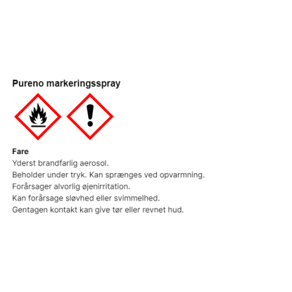 Pureno markeringsspray, 500 ml, gul