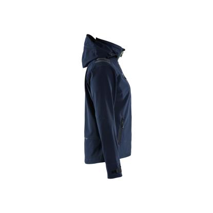 Blåkläder 4719 dame softshell jakke, mørk marineblå/hi-vis gul