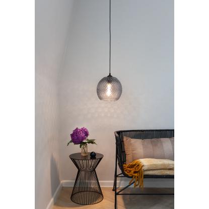 Halo Design Nobb Ball pendel, Ø22 cm, E27, røgfarvet glas