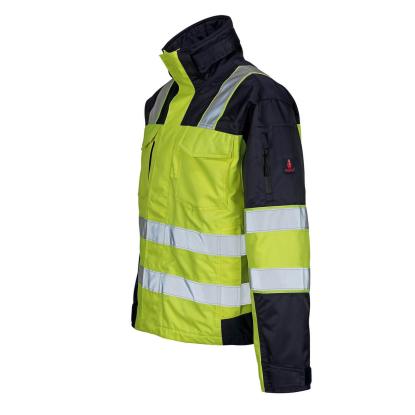 MASCOT SAFE IMAGE Genova vinterjakke, hi-vis gul/marine
