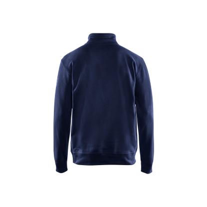 Blåkläder 3369 sweatshirt half zip, marineblå