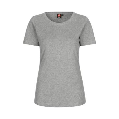 ID 0508 Interlock T-shirt, dame, grå melange