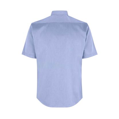 Seven Seas SS254 Fine Twill skjorte med korte ærmer, modern, lys blå